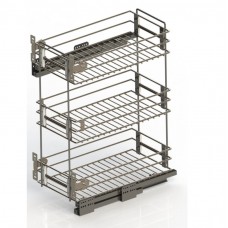 Бутылочница 300мм Актро 3-х уровневая с направляющими Hettich