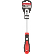 Отвертка "Тренд", прорезиненная ручка 5х100 мм SL, 53768