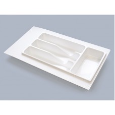 Лоток для столовых приборов, белый