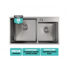 Мойка MIXLINE PRO 72Х40 настольный монтаж