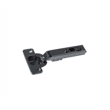 Петля JETLine накладная clip-on с доводчиком + планка 3D H2, черный никель