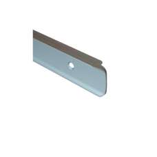 Планка д/столешницы 28 мм  угловая R 3, хром матовый