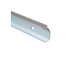 Планка д/столешницы 28 мм  угловая R 9, хром матовый
