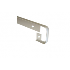 Планка д/столешницы 38 мм  щелевая , хром матовый