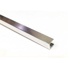 Планка для стеновой панели торцевая L - 600 мм, хром 