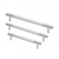 Ручка рейлинг "Оскар" хром + сатин d-12мм, Турция Ручка рейлинг "Оскар" хром + сатин d-12мм, Турция