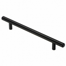 Ручка рейлинг черный матовый d-12мм Ручка рейлинг черный матовый d-12мм