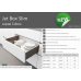 Комплект ящика JETBOX SLIM H 80мм, L 450 мм ч/в с доводчиком, мокко Комплект ящика JETBOX SLIM H 80мм, L 450 мм ч/в с доводчиком, мокко